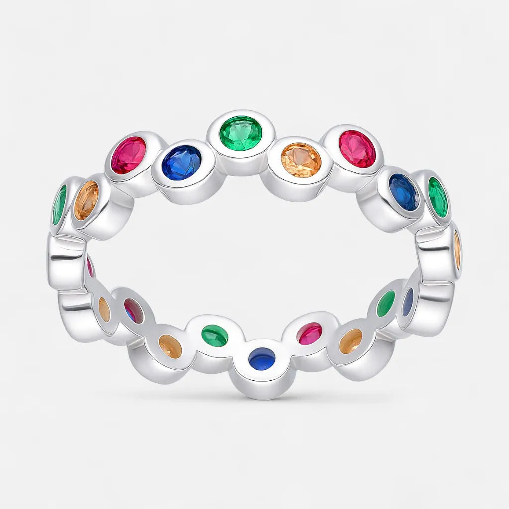 Anillo Circones Multicolor Sin Fin