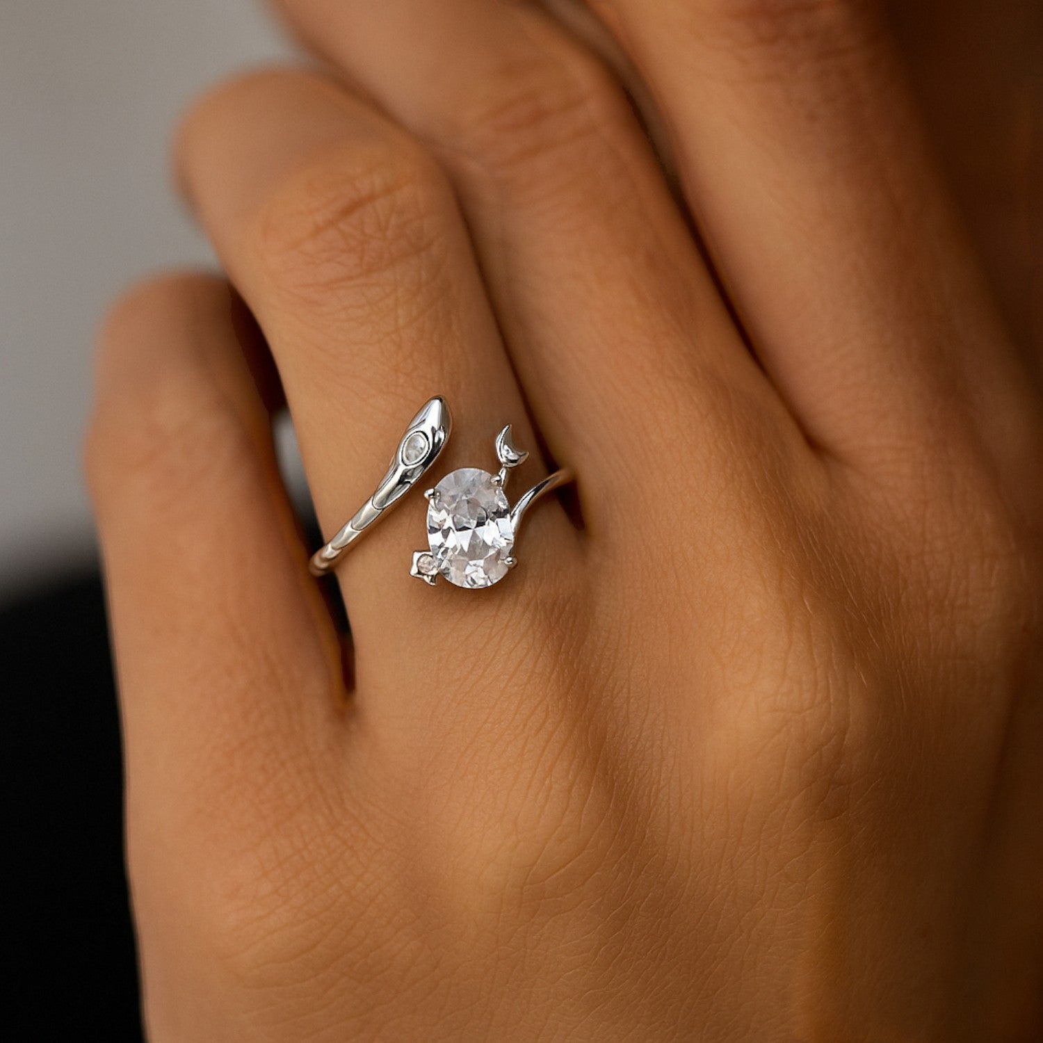 Anillo Ajustable Serpiente Circones