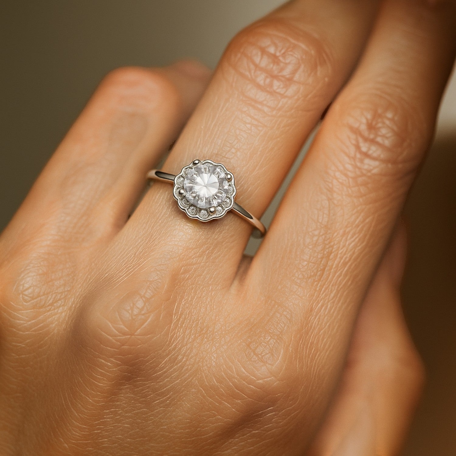 Anillo Flor Circones