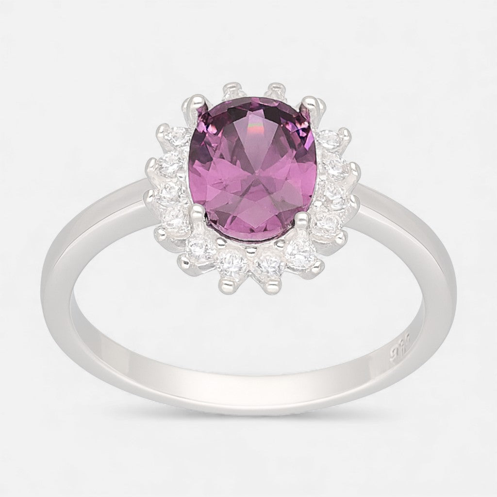 Anillo Lady Circón Amatista