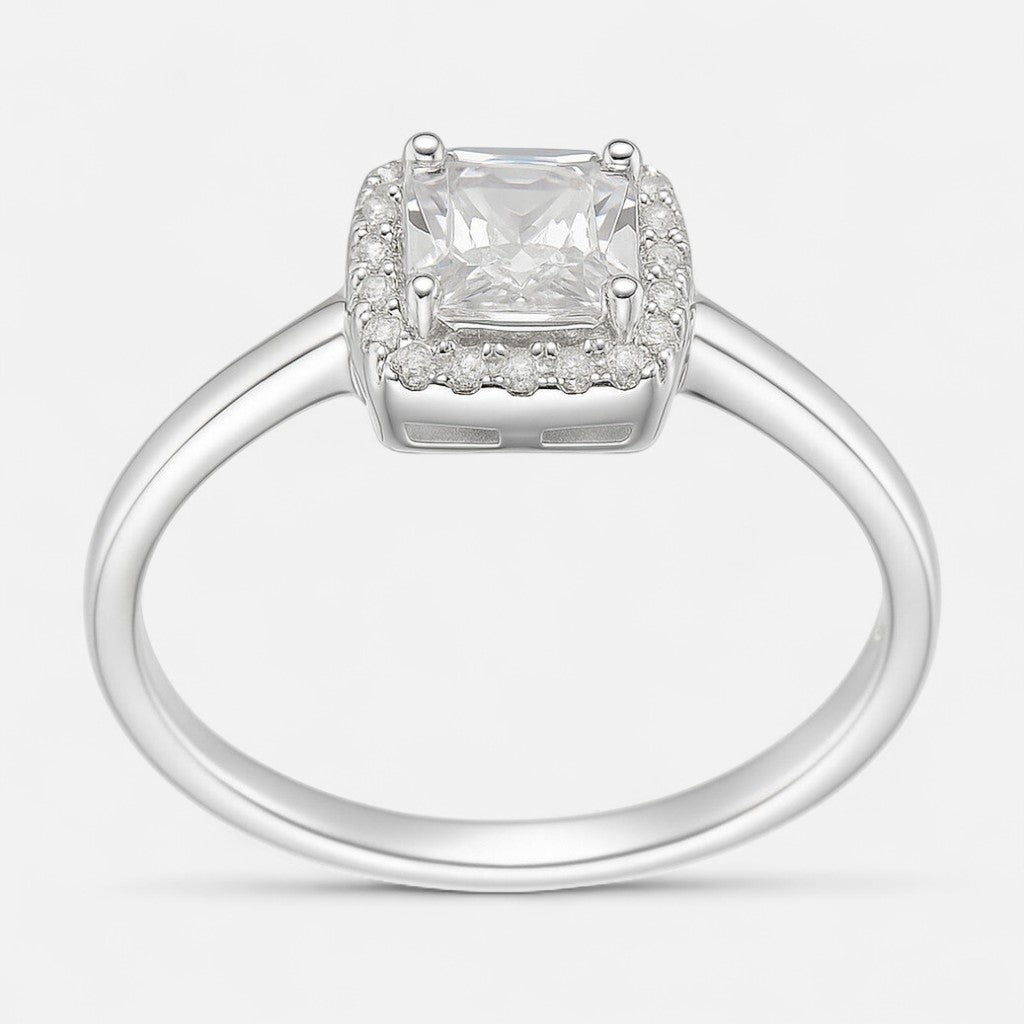 Anillo Circón Solitario 14