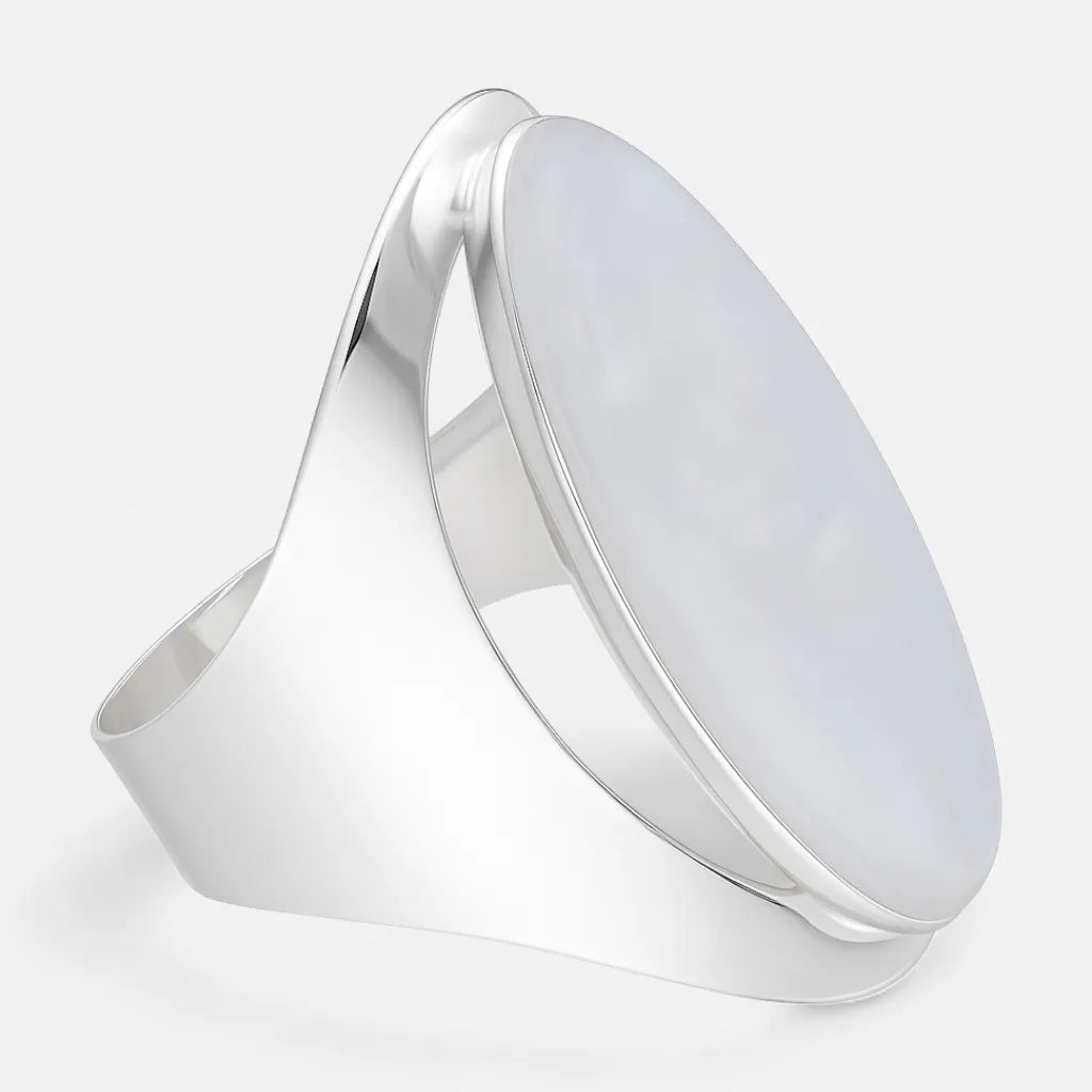 Anillo Ovalado Nácar