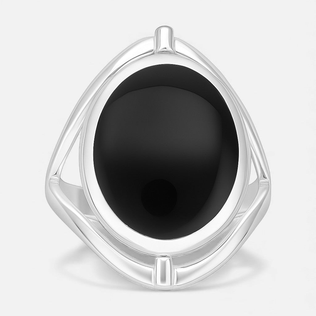 Anillo Reversible Nácar Ónix