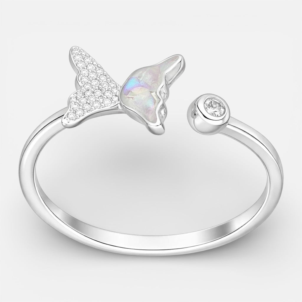 Anillo Ajustable Mariposa Circones Ópalo 18
