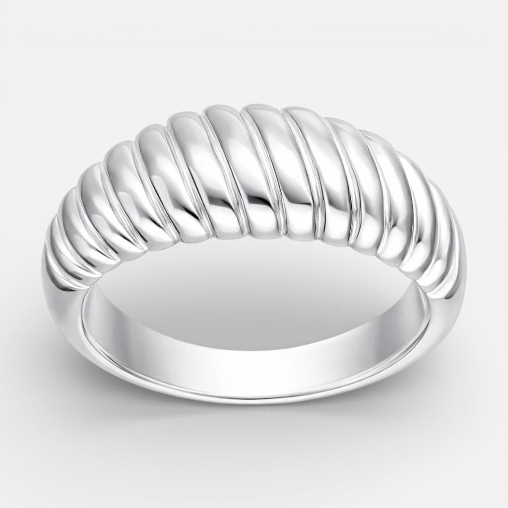 Anillo Chunky Líneas 12