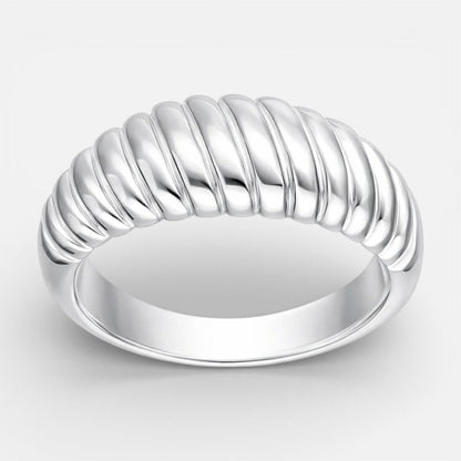 Anillo Chunky Líneas 12