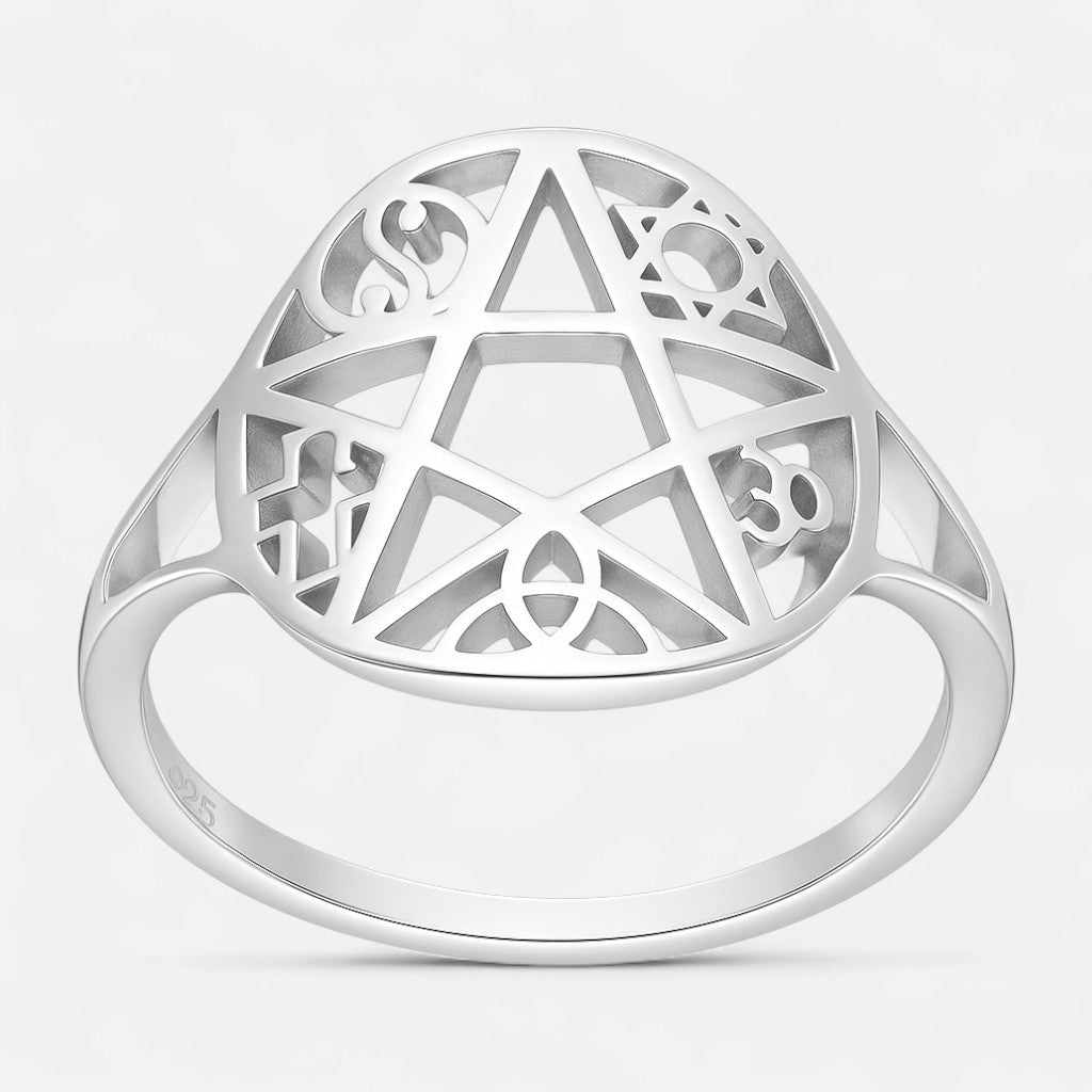 Anillo Estrella Pentagrama