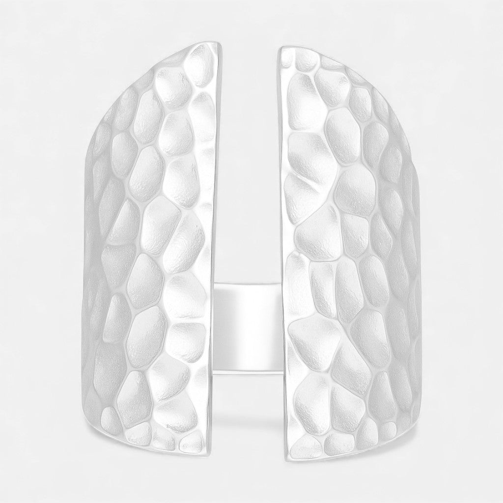 Anillo Ajustable Chunky Martillado