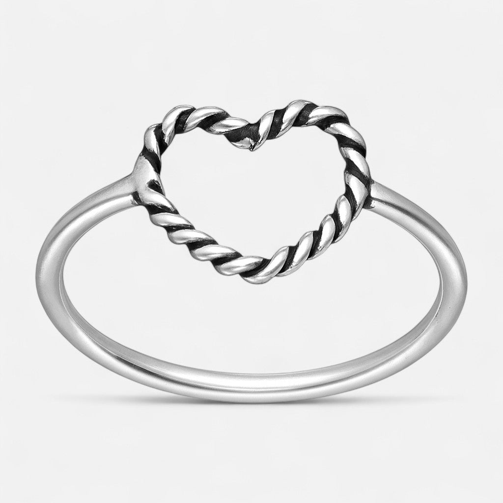 Anillo Corazón Entorchado