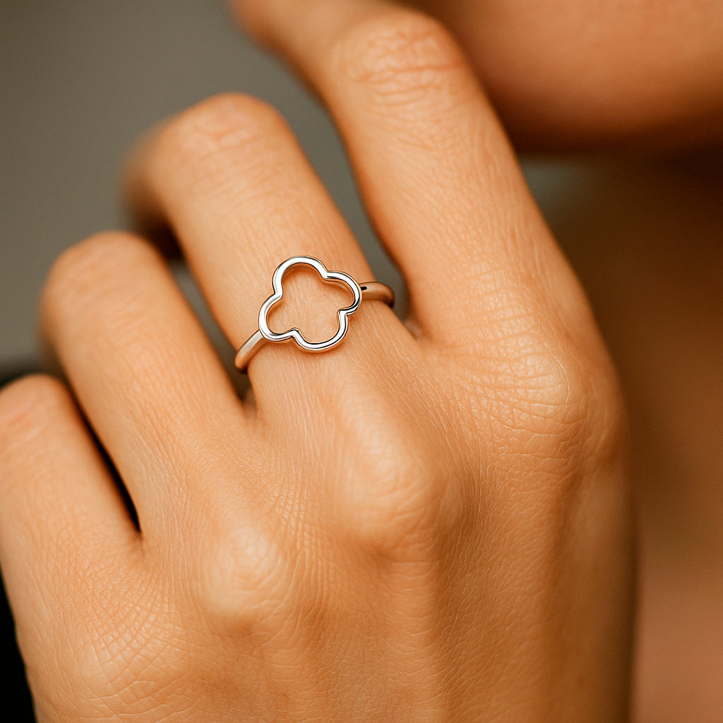 Anillo Trébol de la Suerte