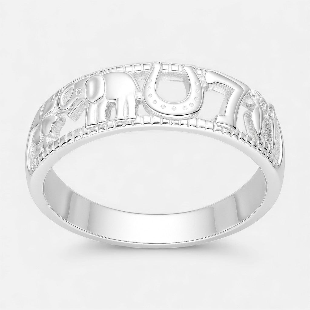 Anillo Amuletos de la Suerte