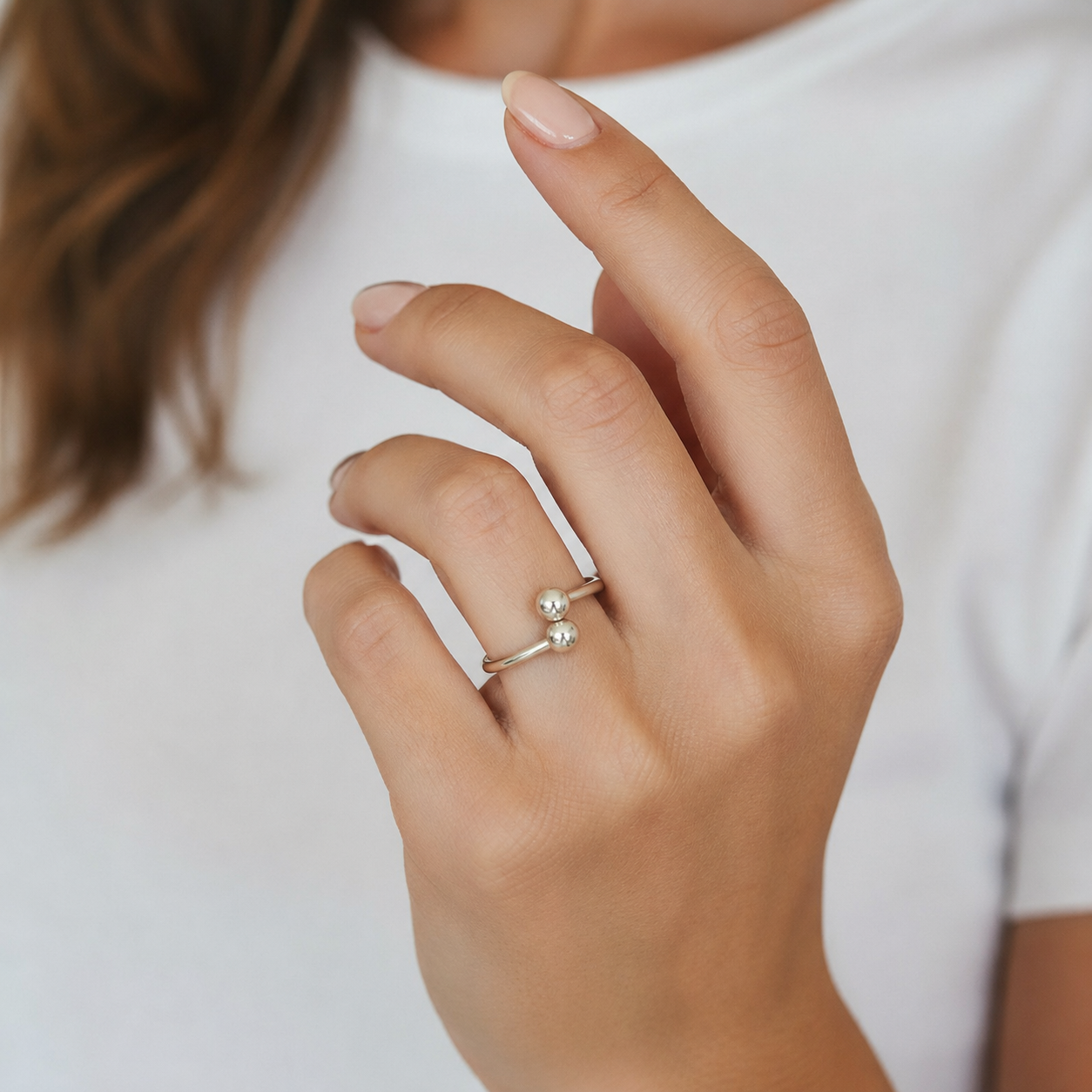 Anillo Ajustable Esferas
