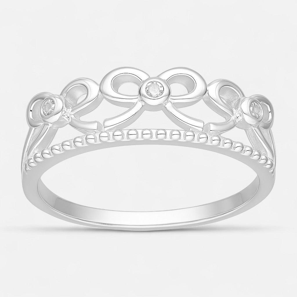 Anillo Corona Lazo Coquette Circones