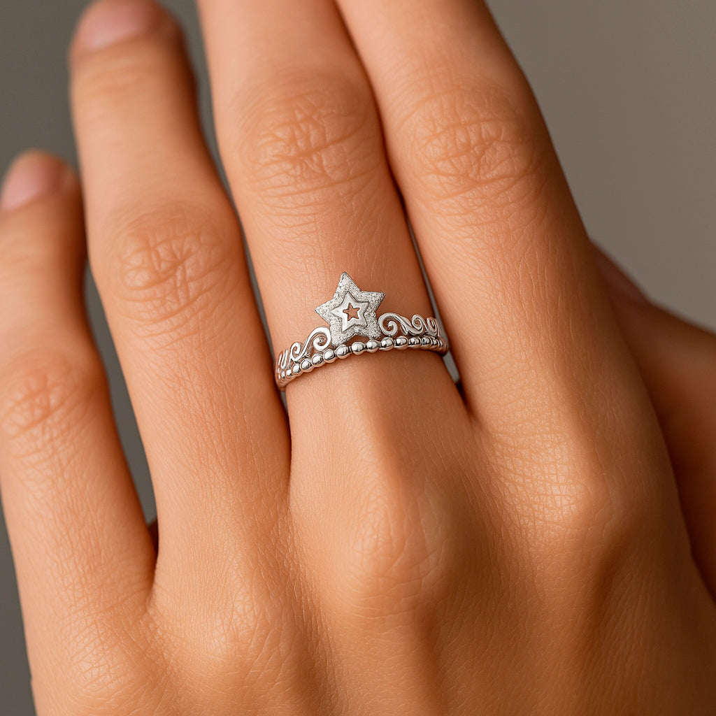 Anillo Corona Estrella Circones