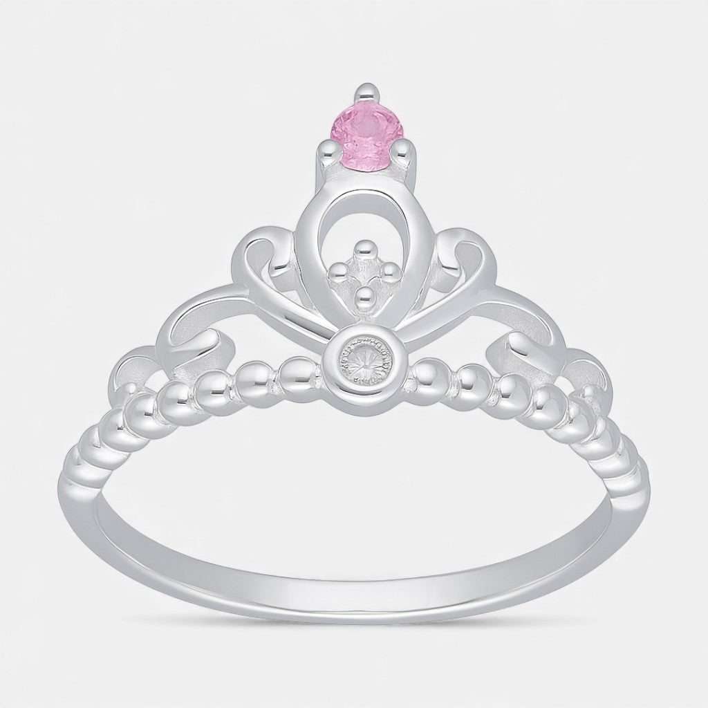 Anillo Corona Circones Rosa Francia