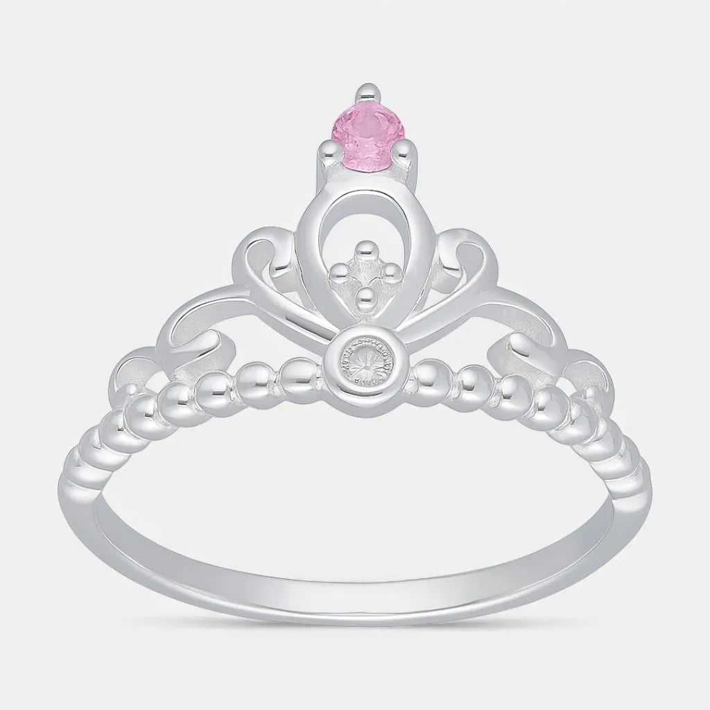 Anillo Corona Circones Rosa Francia