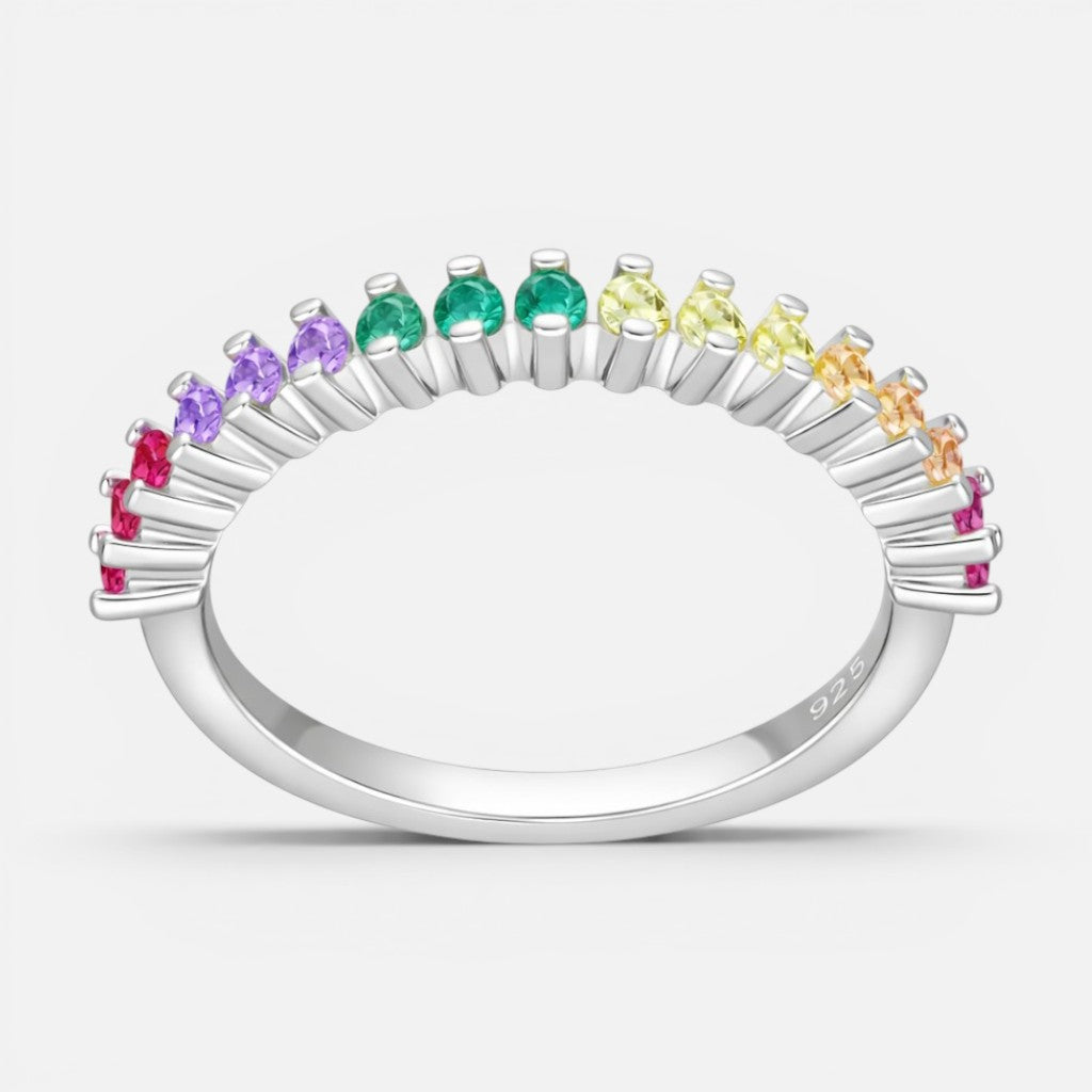 Anillo Cintillo Circones Multicolor