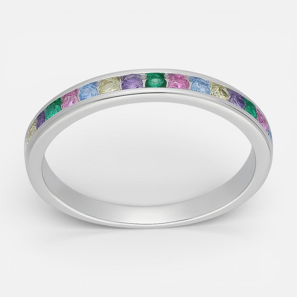 Anillo Cintillo Circones Multicolor 15