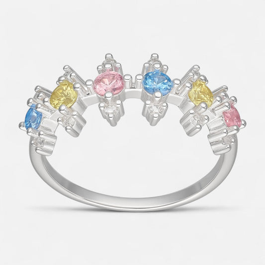 Anillo Cintillo Circones Multicolor 16