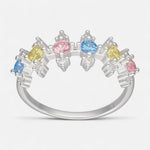 Anillo Cintillo Circones Multicolor 16