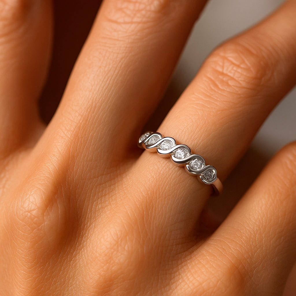 Anillo Cintillo Infinito Circones