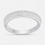Anillo Cintillo Circones Baguette 14