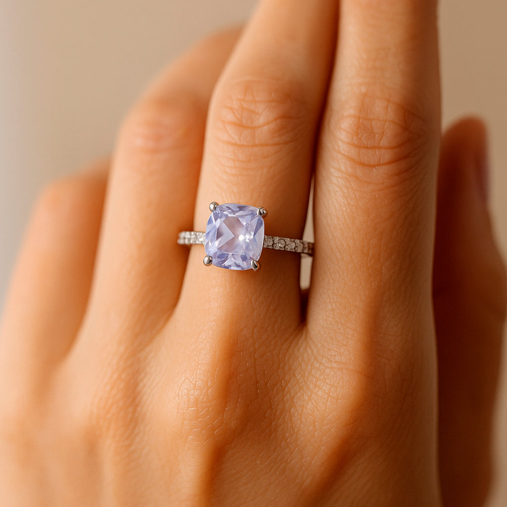 Anillo Circón Solitario