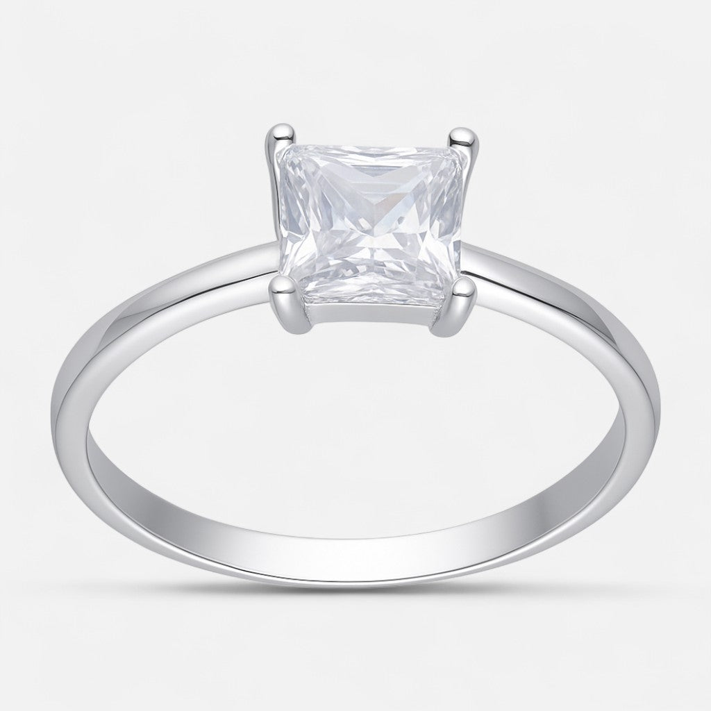 Anillo Circón Solitario