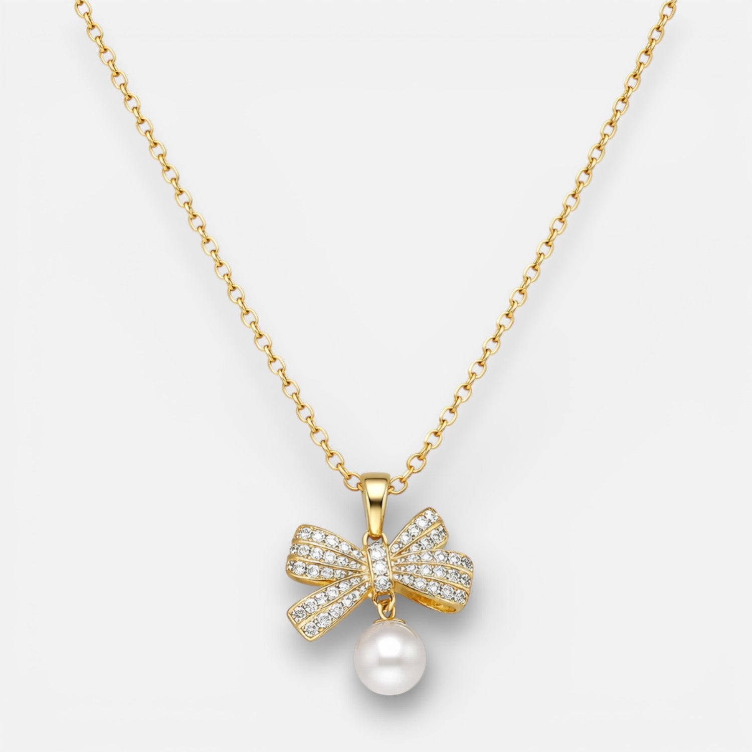 Collar Lazo Coquette Perla Circones
