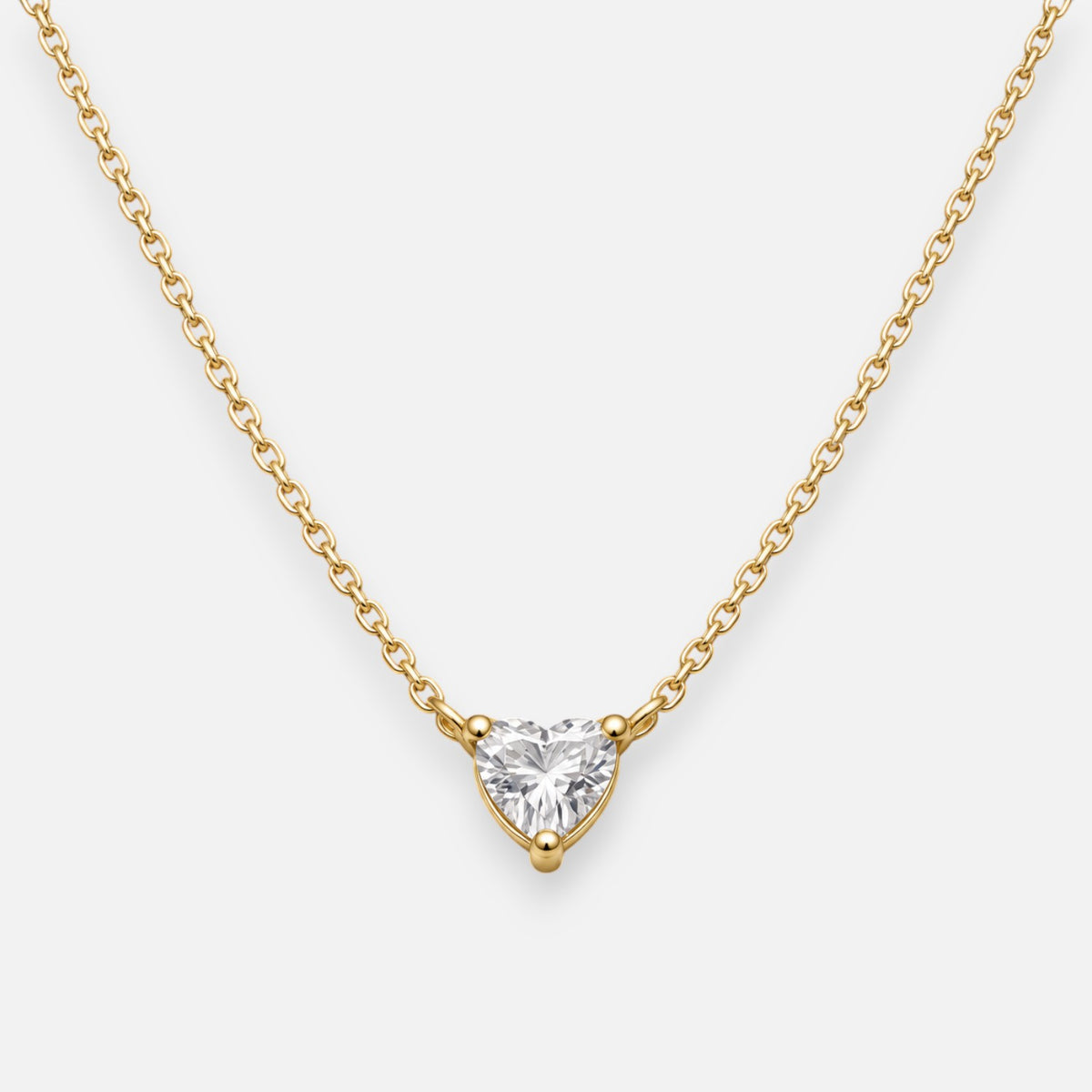 Collar Corazón Circón