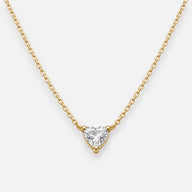 Collar Corazón Circón