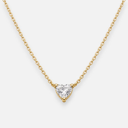 Collar Corazón Circón