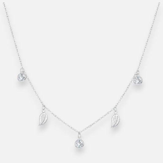 Collar Hojas Circones