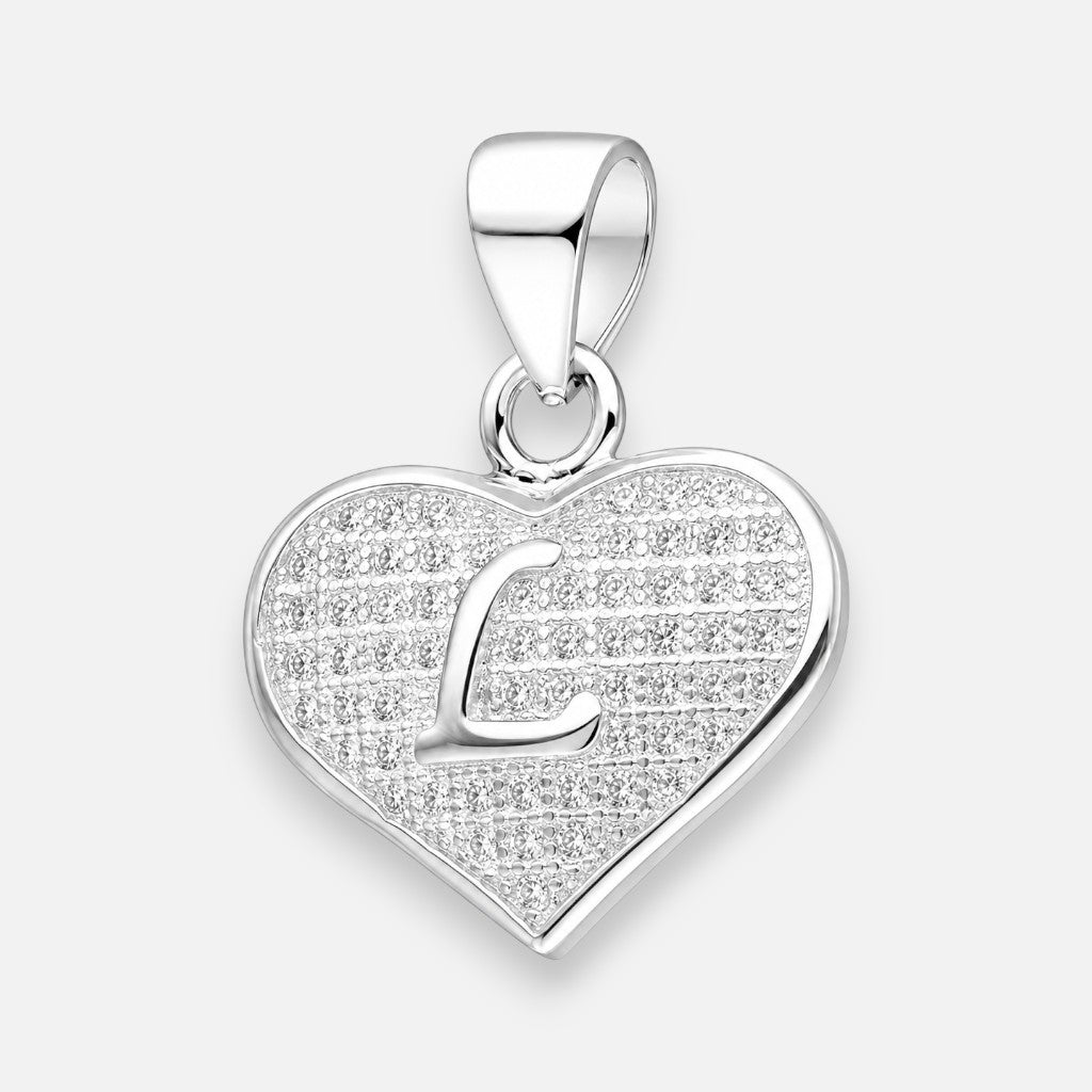 Colgante Letra L Corazón Circones