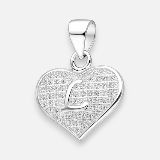 Colgante Letra L Corazón Circones
