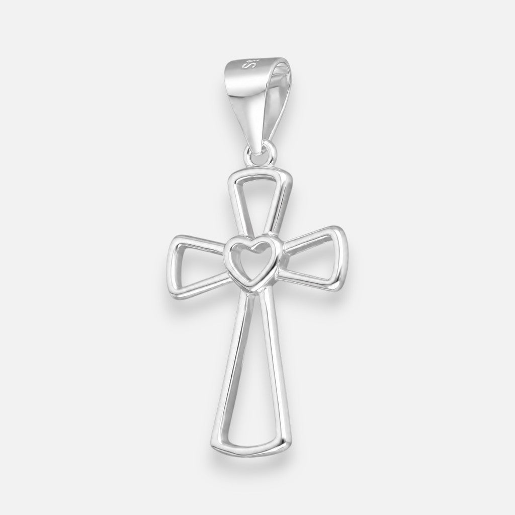 Colgante Cruz Corazón