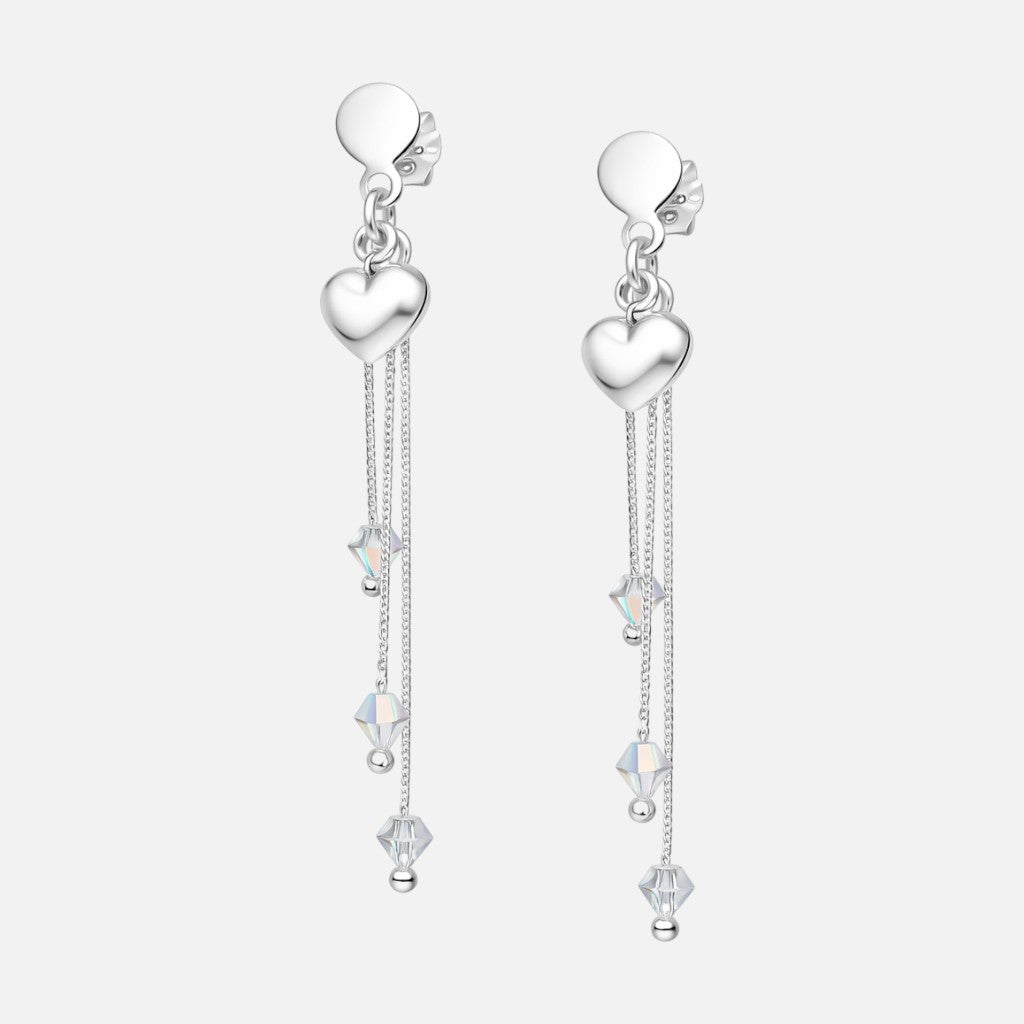 Aro Corazón Cadena Cristal Hecho con Swarovski®