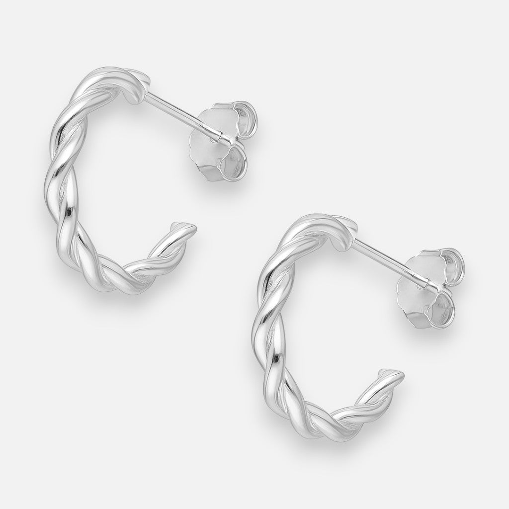 Semi Argolla Entorchada 15 mm