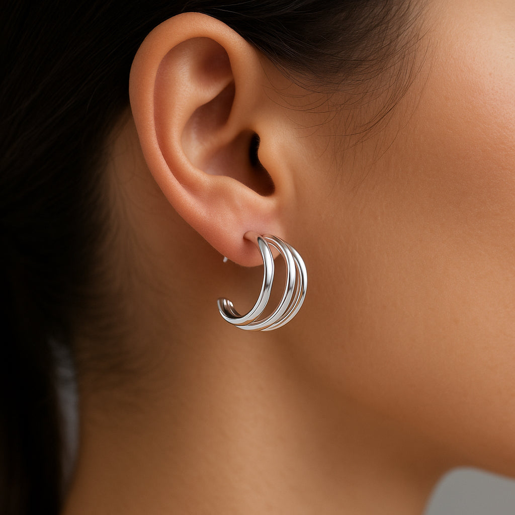 Semi Argolla Triple 14 mm