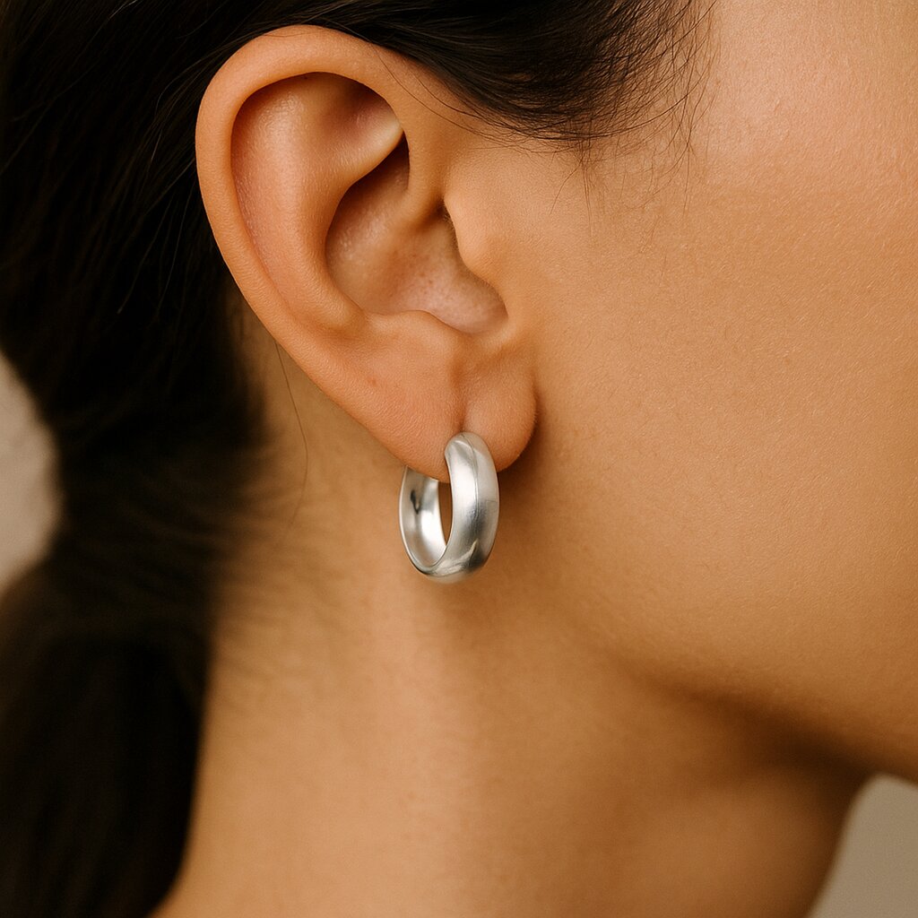 Argolla Estilo Bote 15 mm