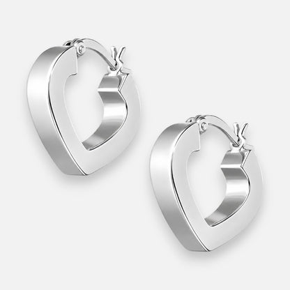 Argolla Corazón Chunky 19x18 mm