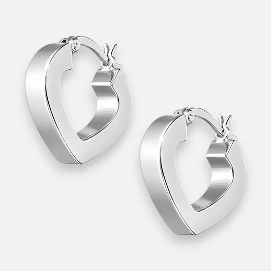 Argolla Corazón Chunky 19x18 mm