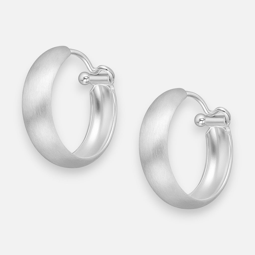 Argolla Estilo Bote Satinada 18 mm