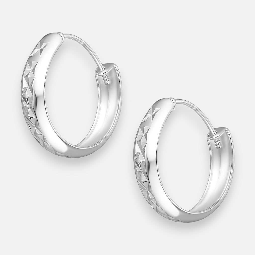 Argolla Facetada 20 mm