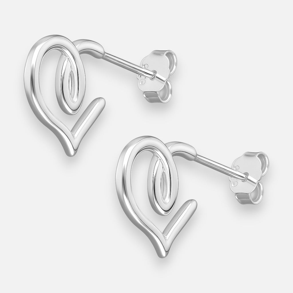 Semi Argolla Corazón 13 mm