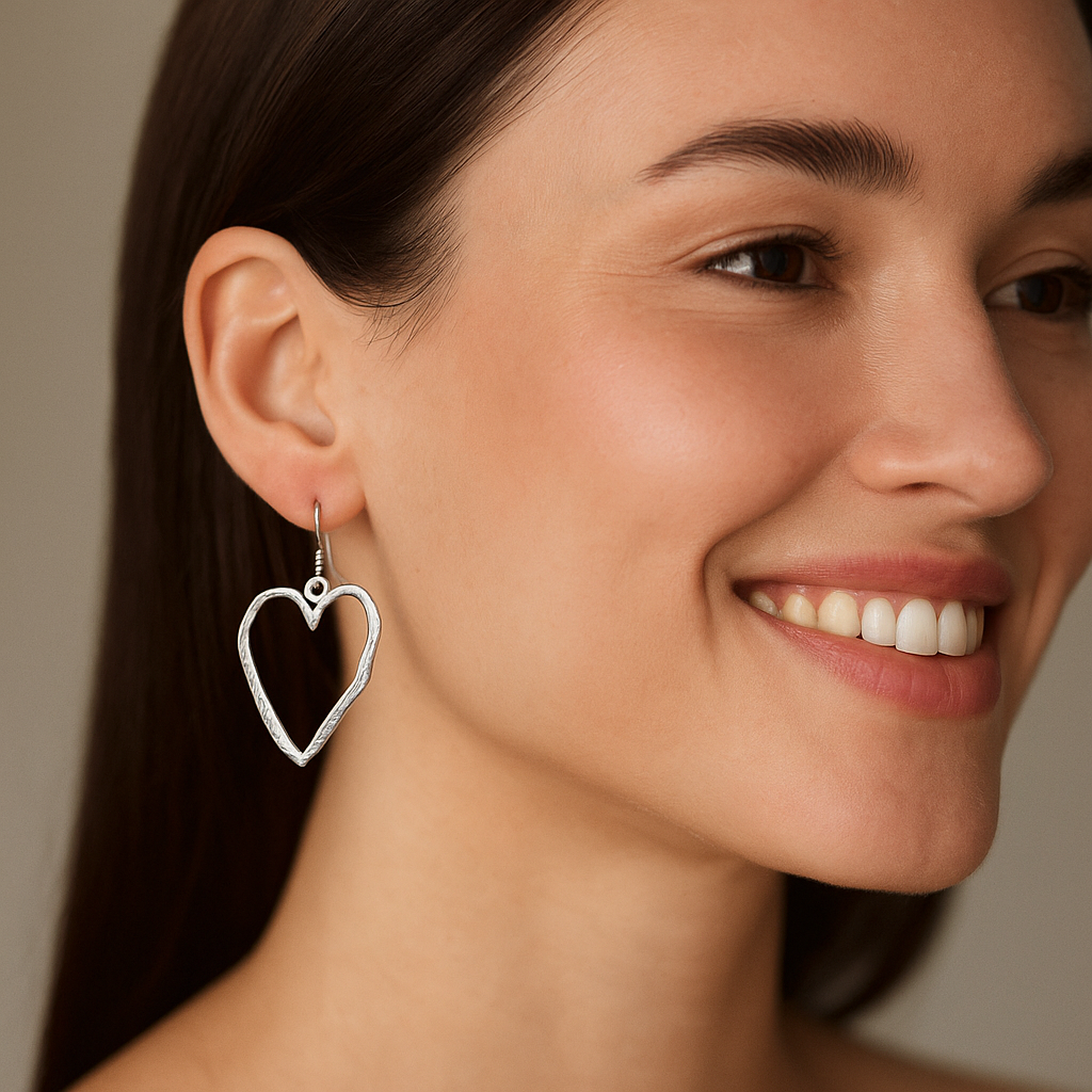 Aro Corazón Martillado