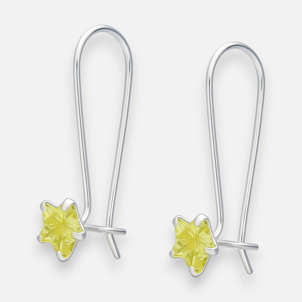 Aro Estrella Circón Peridot 6 mm