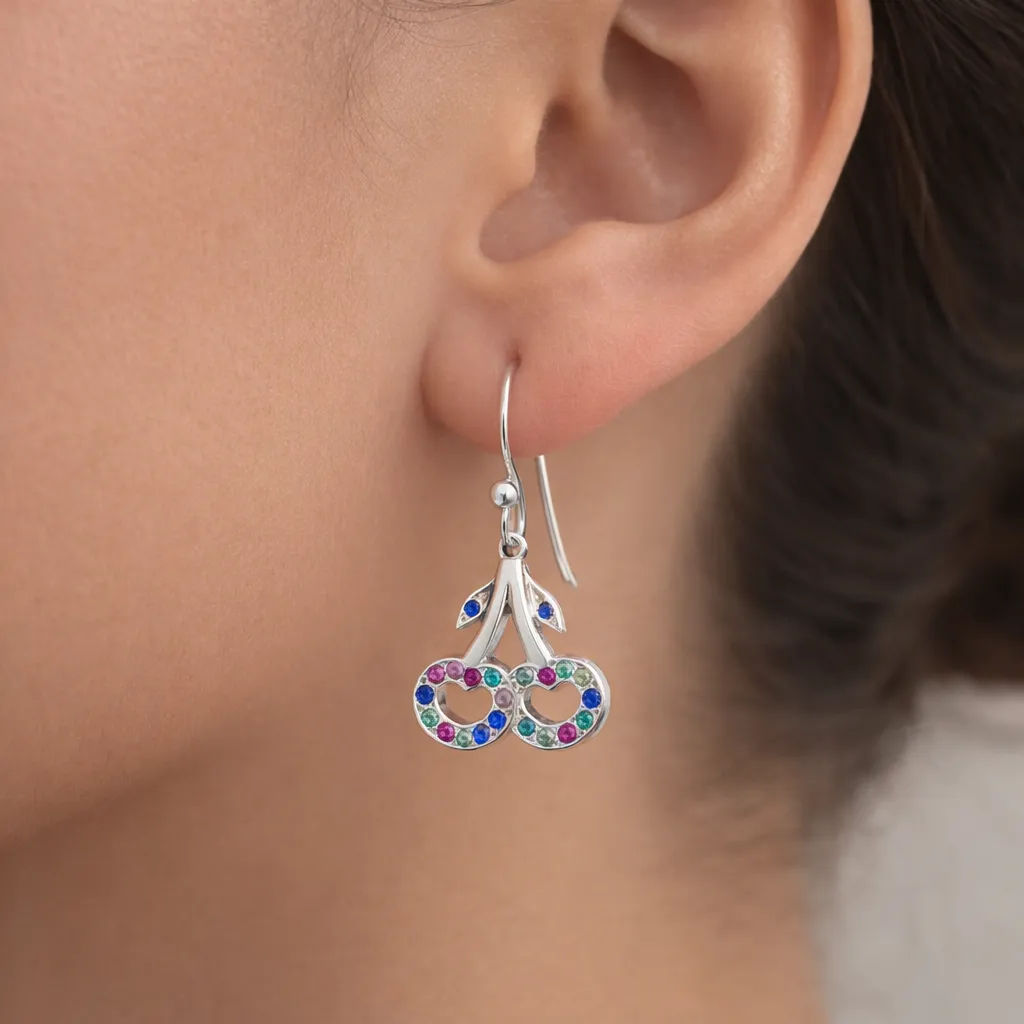 Aro Cerezas Circones Multicolor