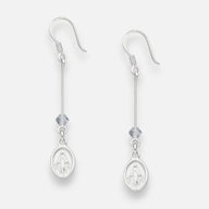 Aro Virgen Milagrosa Hecho con Cristal Swarovski®