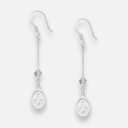 Aro Virgen Milagrosa Hecho con Cristal Swarovski®